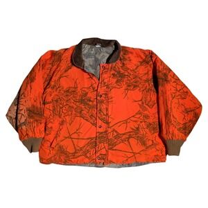 Vintage Walls Real Tree Camo Jacket Mens Size XXL Insulated Bomber Hunting